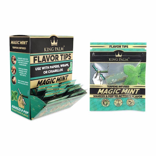 King Palm Magic Mint Boquillas (50-Pack)