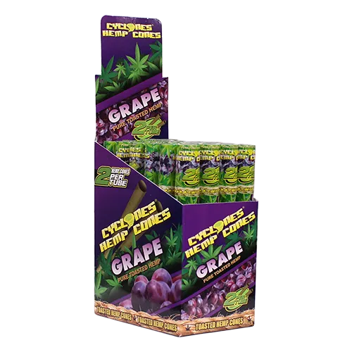 Cyclones Hemp Flavored Cones (24-Pack)