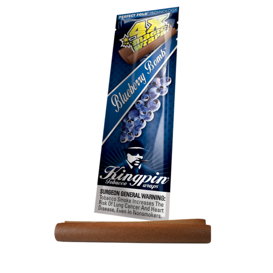 Kingpin Flavored Cigar Wraps (4-Pack | 25-Box)