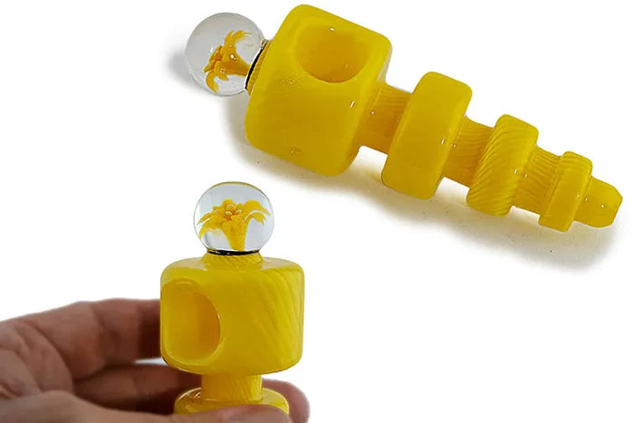 Pipa 3D de Mármol y Cristal