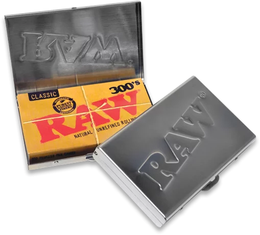 RAW Portapapeles de Metal (1 1/4" 300's | 5-Pack)