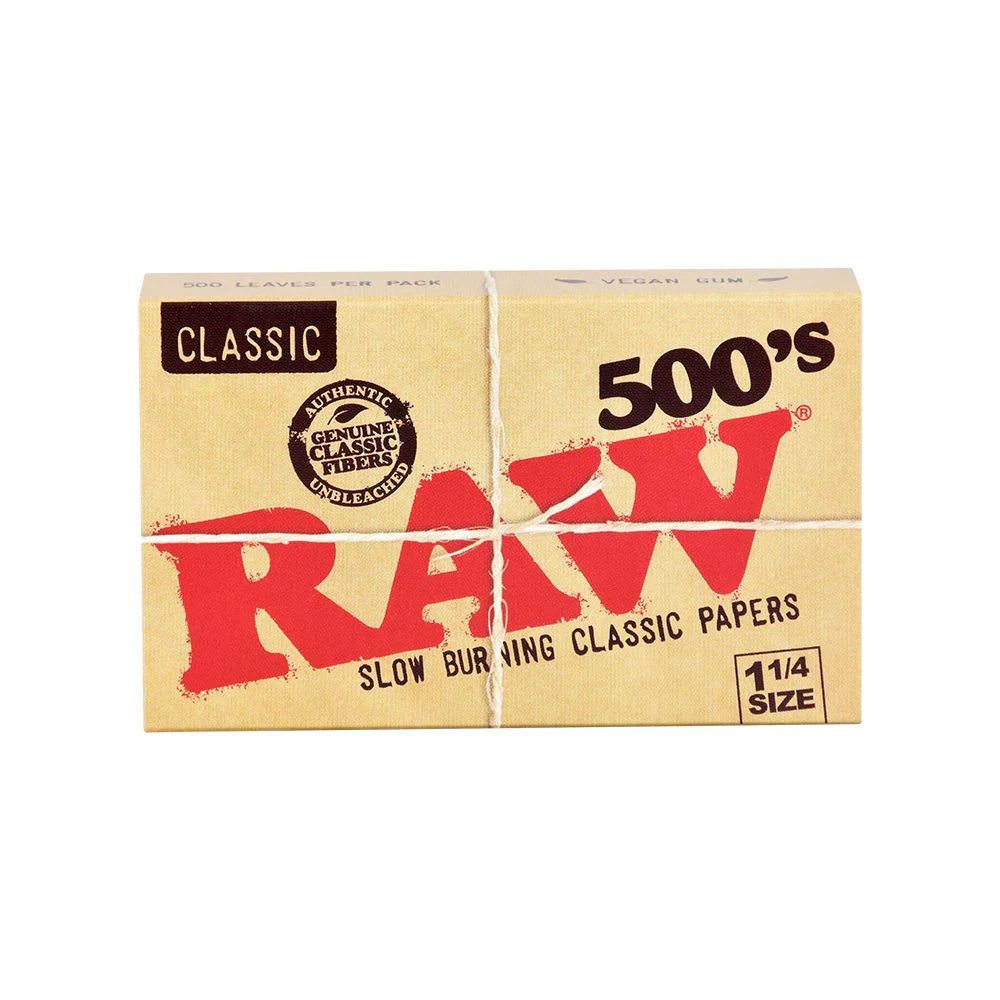 RAW Classic 500's Papers (1 1/4" | 20-Pack)