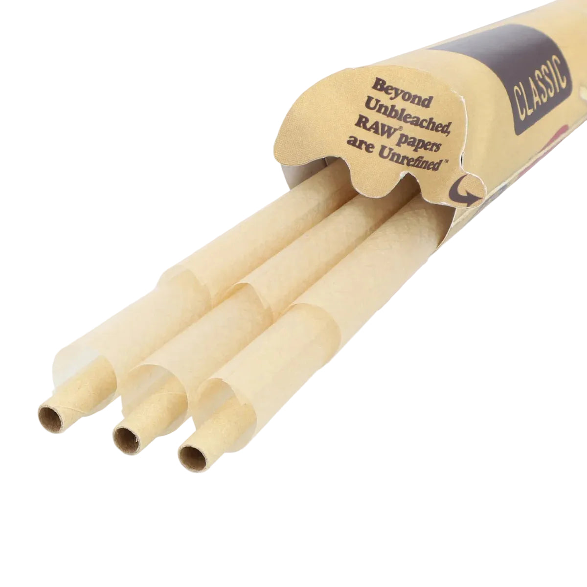 RAW Classic Pre-Rolled Cones (1 1/4" 6-Pack | 32-Pack)
