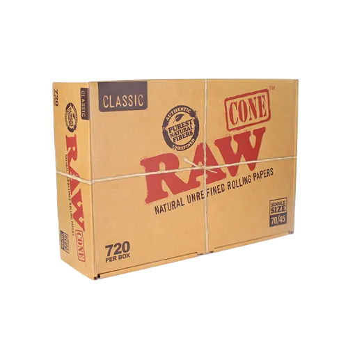 RAW Classic Pre-Rolled Cones (70/45mm | 720-Pack)