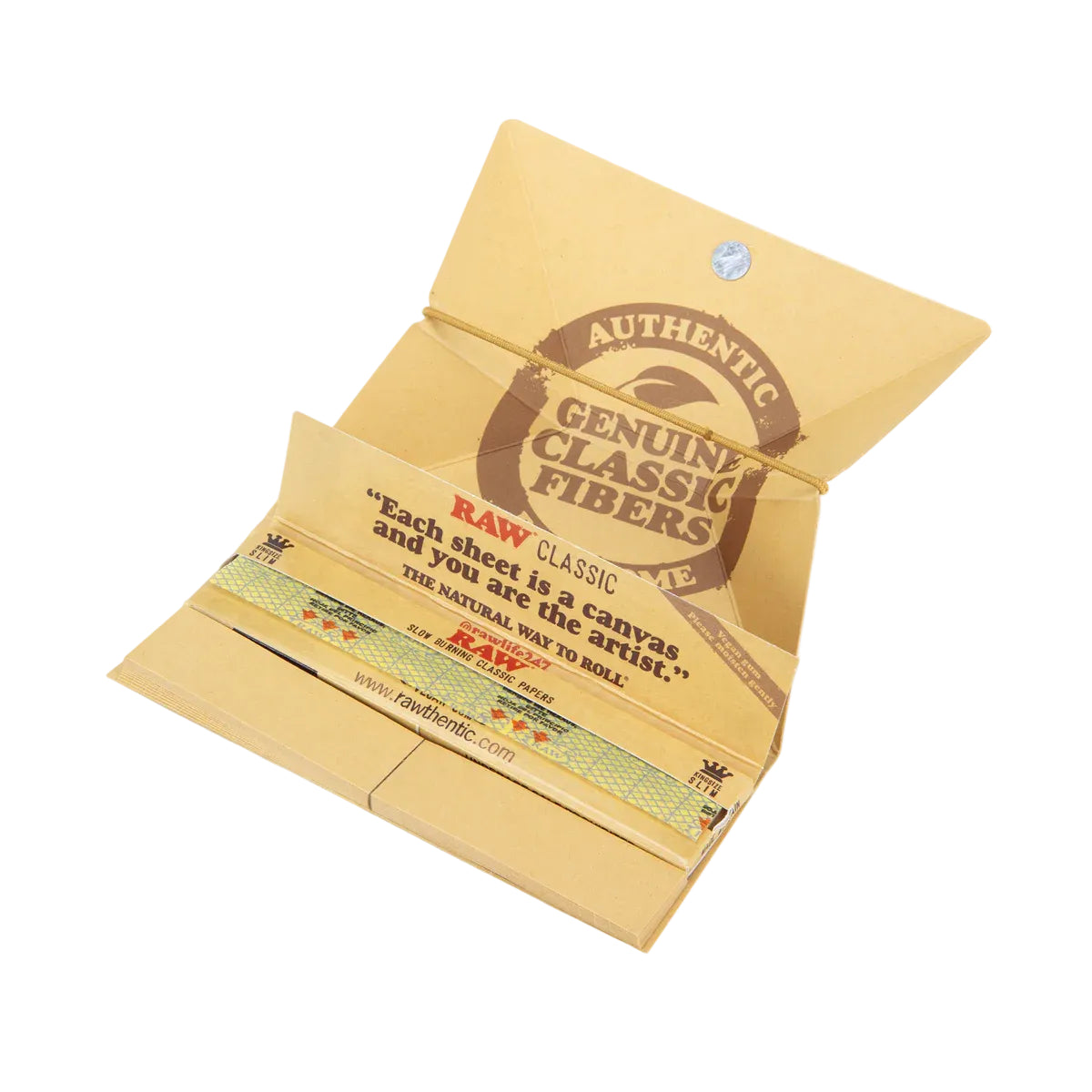 RAW Classic Artesano Papers + Tips (King Size Slim | 15-Pack)
