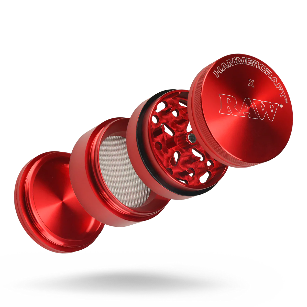 RAW x Hammercraft 4-Piece Aluminum Grinder (2")