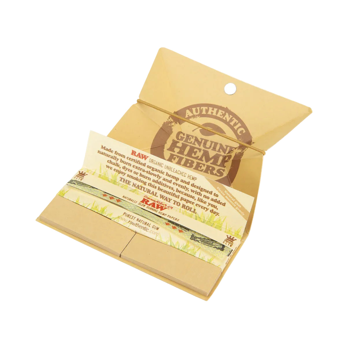 RAW Organic Hemp Artesano Papers + Tips (King Size Slim | 15-Pack)