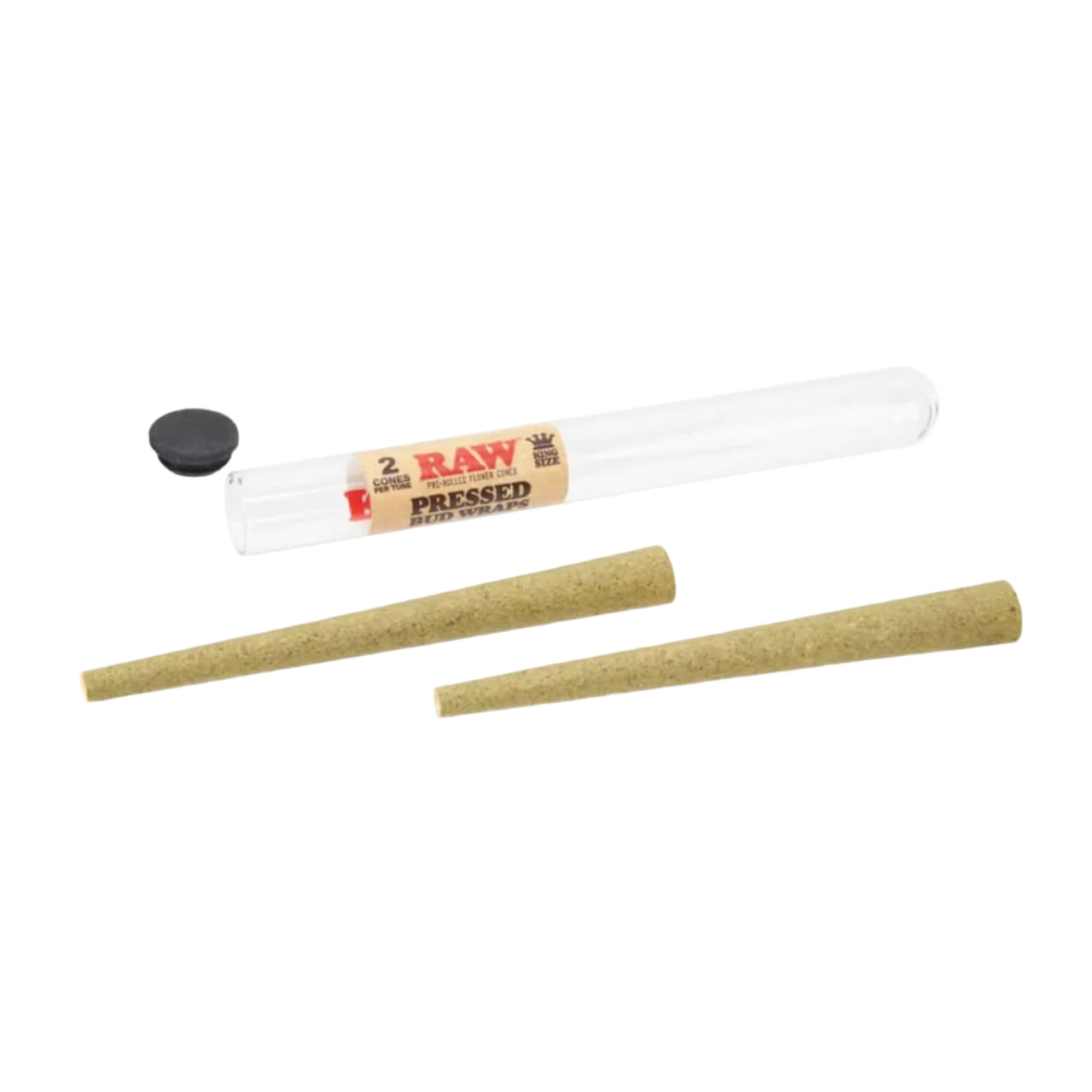 RAW Pressed Bud Wrap Cones (King Size 2-Pack | 12-Pack)