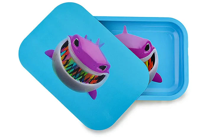 Charola Holográfica 3D con Tapa Magnética (Varios Diseños)