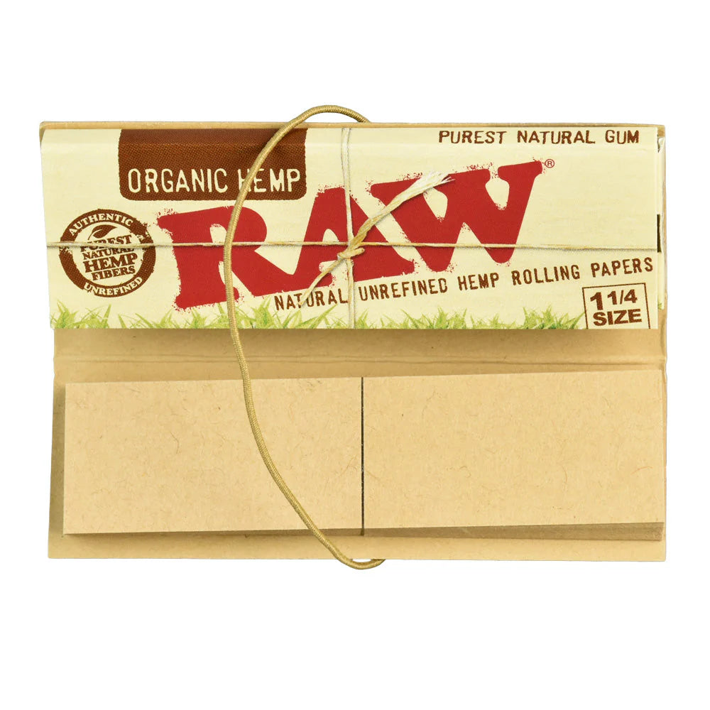 RAW Organic Hemp Connoisseur Papers + Tips (1 1/4" | 24-pack)