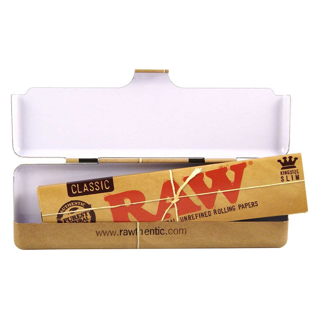 RAW Classic Portapapeles de Metal (King Size Slim | 10-Pack)