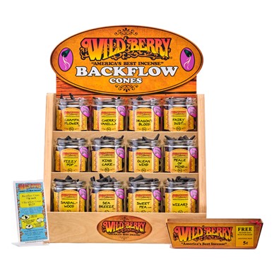 Wild Berry Backflow Cone Starter Kit (600-Pack)