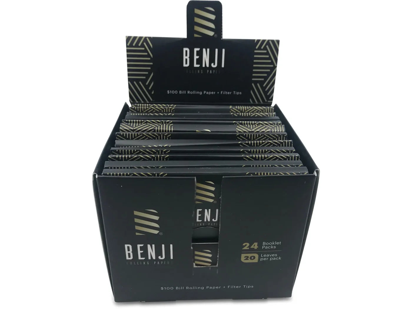 Benji Rolling Paper + Tips (24-Pack)
