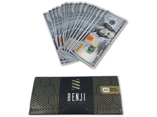 Benji Rolling Paper + Tips (24-Pack)