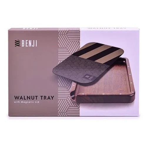 Benji Walnut Tray with Magnetic Lid Kit (Individual o 50-Pack)