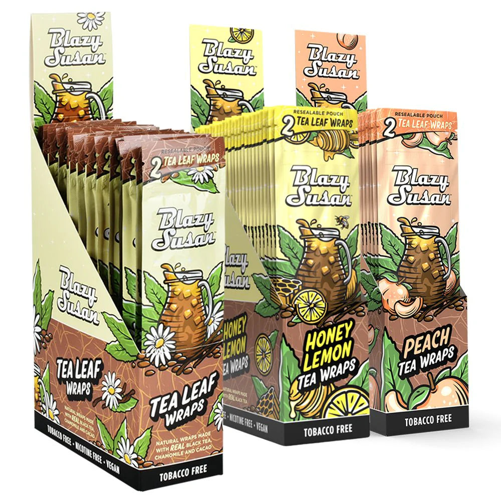 Blazy Susan Tea Leaf Wraps (25-Pack)