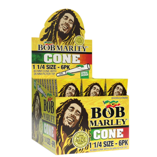 Bob Marley Hemp Cones (1 1/4" | 33-Pack)