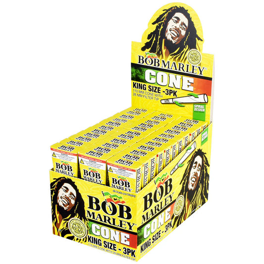 Bob Marley Hemp Cones (King Size | 33-Pack)