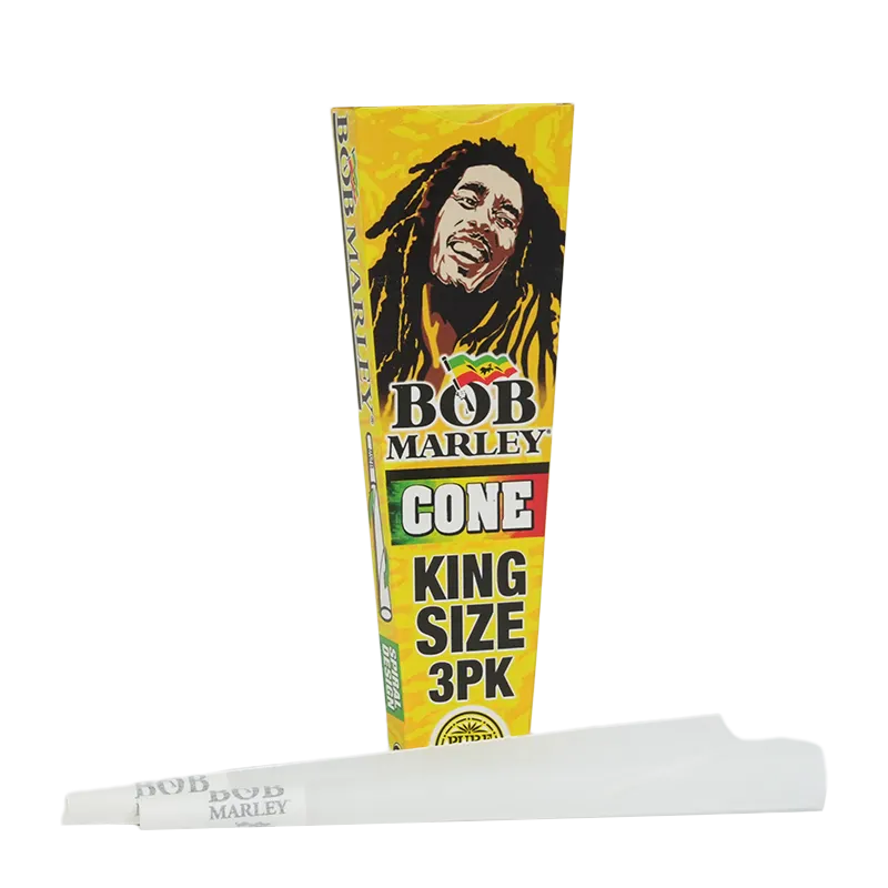 Bob Marley Hemp Cones (King Size | 33-Pack)
