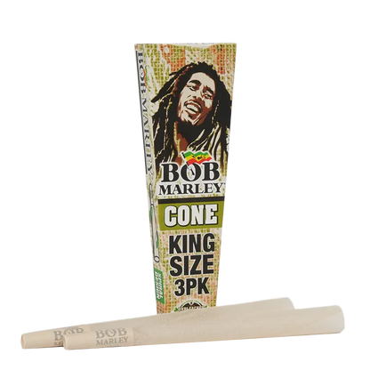 Bob Marley Organic Unbleached Cones (King Size | 33-Pack)