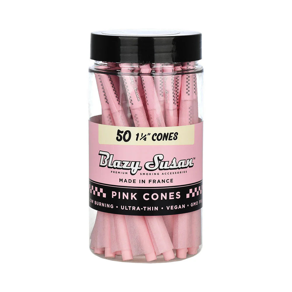 Blazy Susan Pink Pre-Rolled Cones (1 1/4" | 50-Pack)
