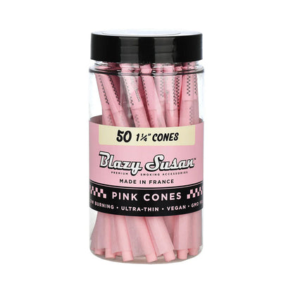 Blazy Susan Pink Pre-Rolled Cones (1 1/4" | 50-Pack)