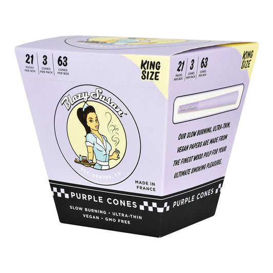 Blazy Susan Purple Pre-Rolled Cones (King Size | 21-Pack)