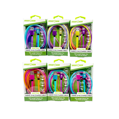 Cable USB-A a USB-C 3 metros (6-Pack)