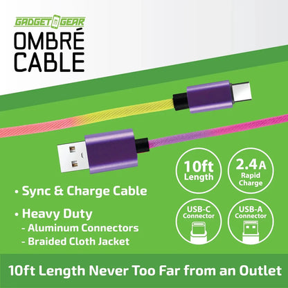 Cable USB-A a USB-C 3 metros (6-Pack)