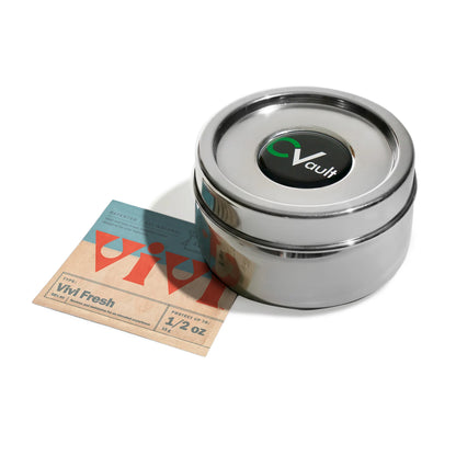 CVault Contenedores de Acero Inoxidable (1/4 oz - 5 lbs +)