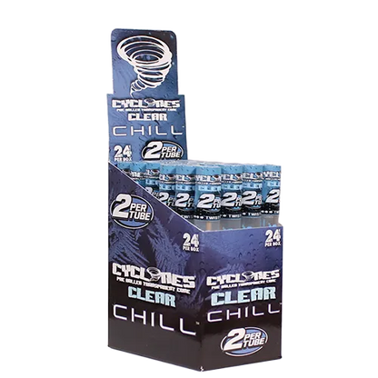 Cyclones Clear Pre-Rolled Flavored Cones (24-Pack)
