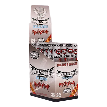 Cyclones Clear Pre-Rolled Flavored Cones (24-Pack)