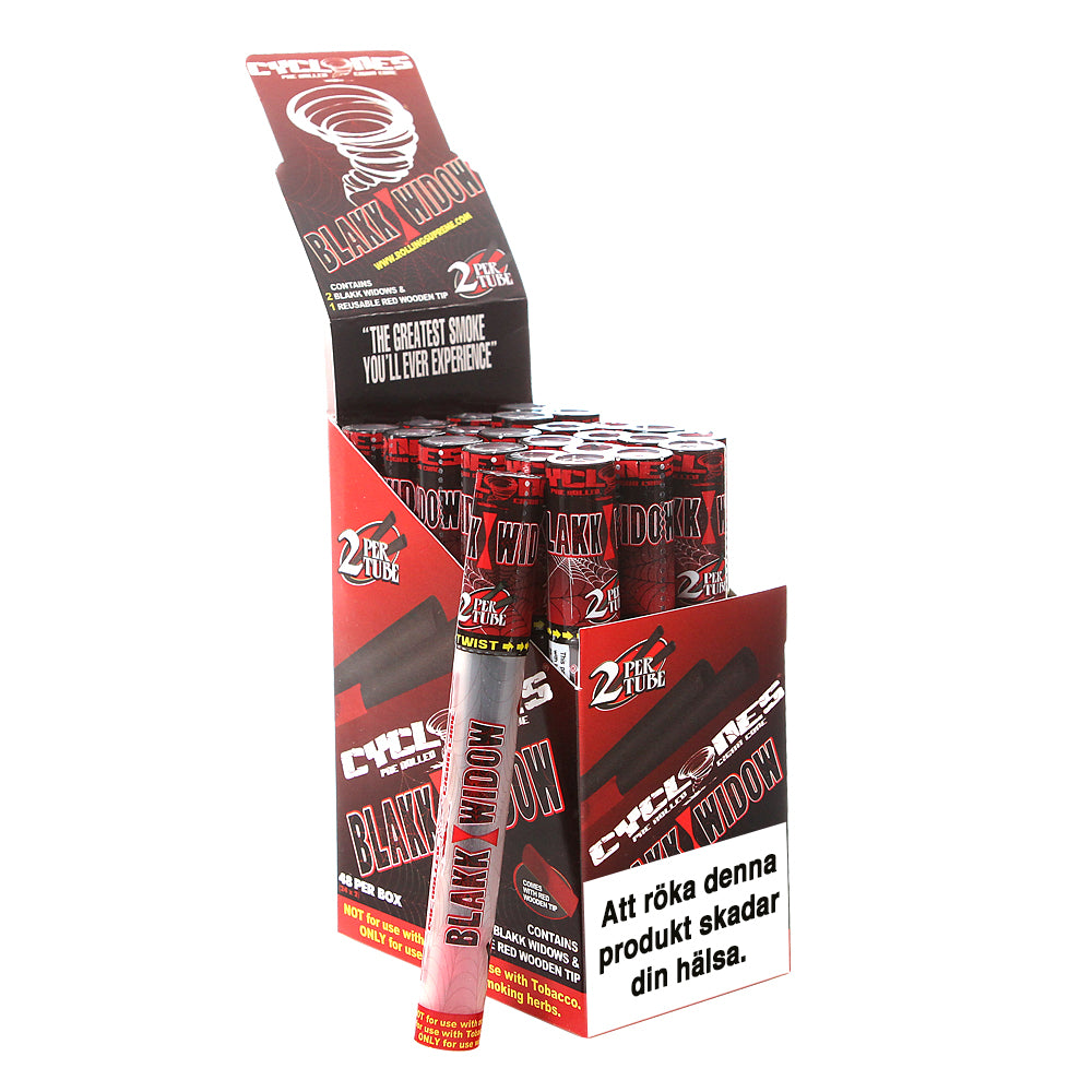 Cyclones Pre-Rolled Blakk Widow Cones (24-Pack)