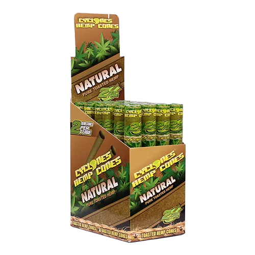 Cyclones Hemp Flavored Cones (24-Pack)