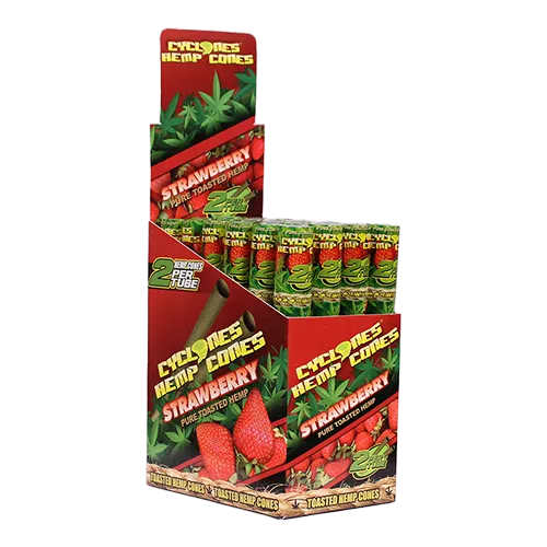 Cyclones Hemp Flavored Cones (24-Pack)