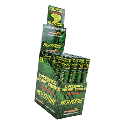 Cyclones Hemp Xtra Slo Flavored Cones (24-Pack)