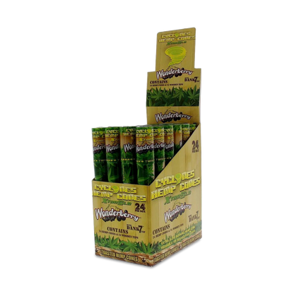 Cyclones Hemp Xtra Slo Flavored Cones (24-Pack)