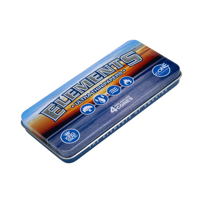 Elements Pre-Rolled Cones Tin Box (King Size | 12-Pack)