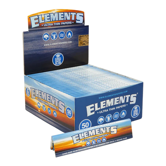 Elements Ultra Thin Papers (King Size Slim | 50-Pack)