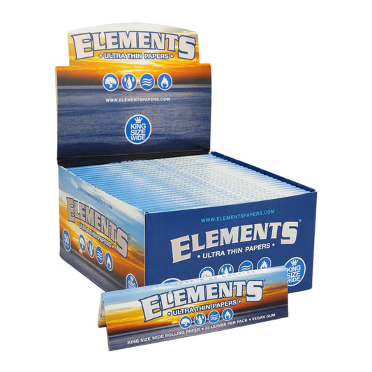 Elements Ultra Thin Papers (King Size Wide | 50-Pack)