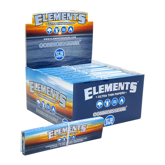 Elements Connoisseur Papers + Tips (King Size | 24-Pack)