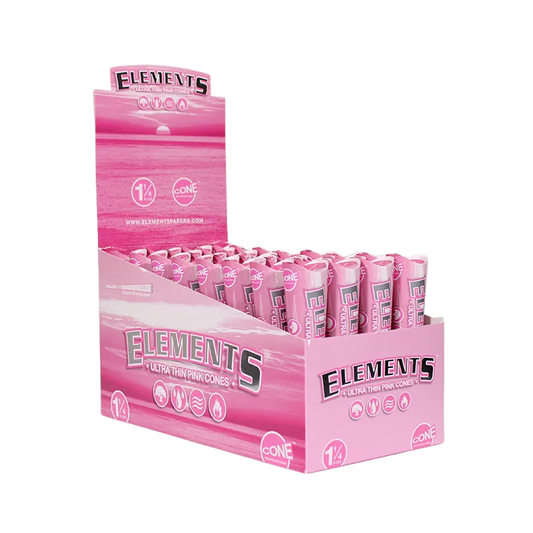 Elements Ultra Thin Pink Cones (1 1/4" | 32-Pack)
