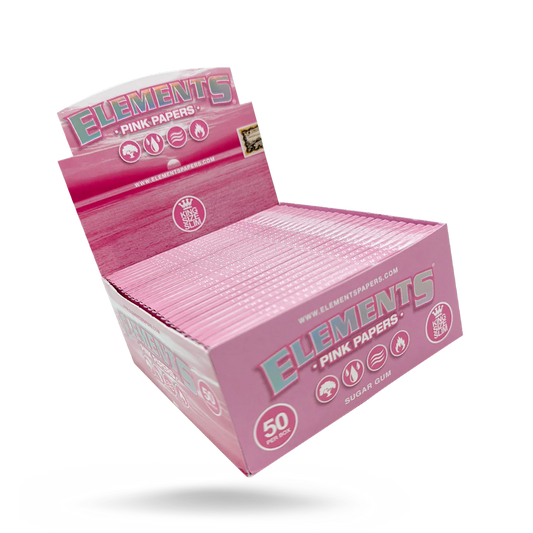 Elements Pink Papers (King Size Slim | 50-Pack)