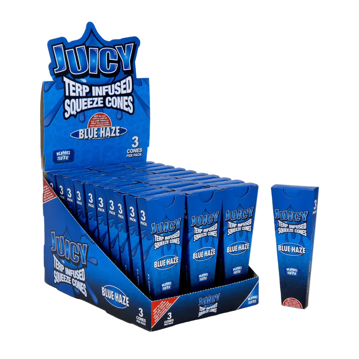 Juicy Jay's Terp Infused Squeeze Cones (King Size | 30-Pack)