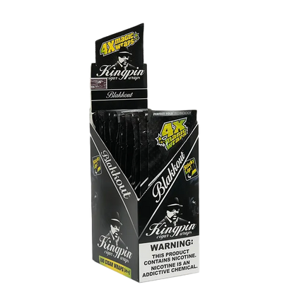 Kingpin Flavored Cigar Wraps (4-Pack | 25-Box)