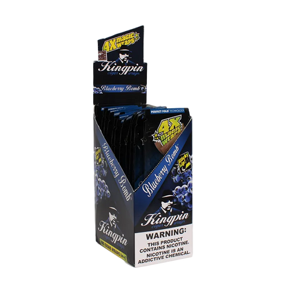 Kingpin Flavored Cigar Wraps (4-Pack | 25-Box)