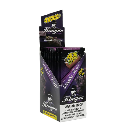 Kingpin Flavored Cigar Wraps (4-Pack | 25-Box)