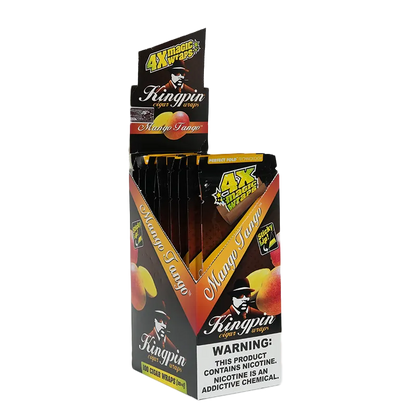 Kingpin Flavored Cigar Wraps (4-Pack | 25-Box)