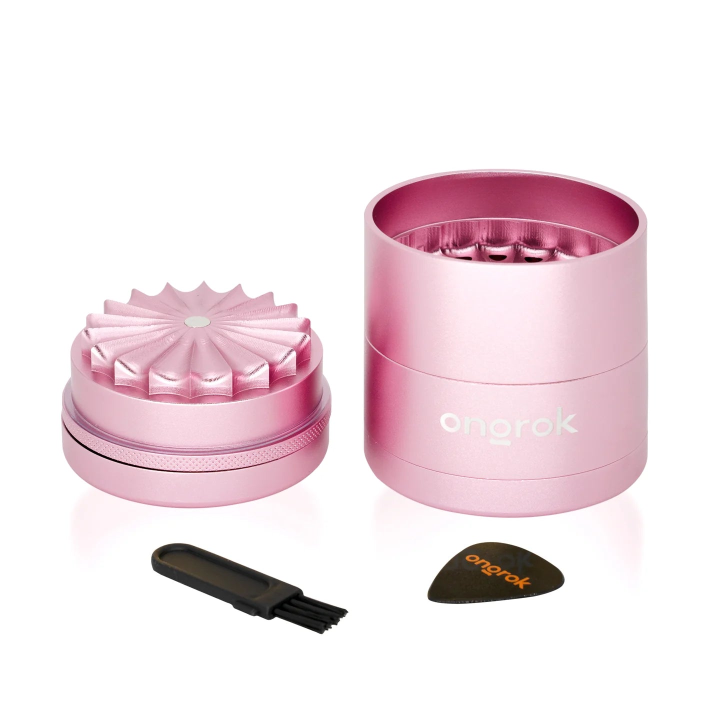 ONGROK 5 Piece Flower Tooth Storage Grinder