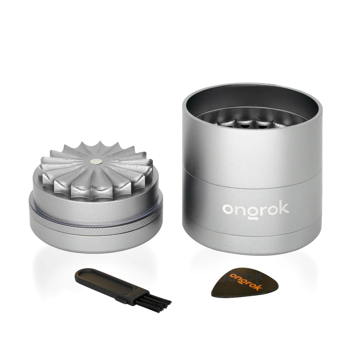 ONGROK 5 Piece Flower Tooth Storage Grinder